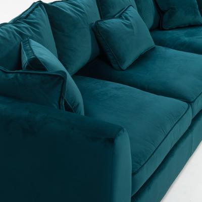 Prescott RHF Corner Sofa Lumino Teal - RHF