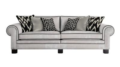 Duresta Coco Grand Split Sofa Flatiron Pearl