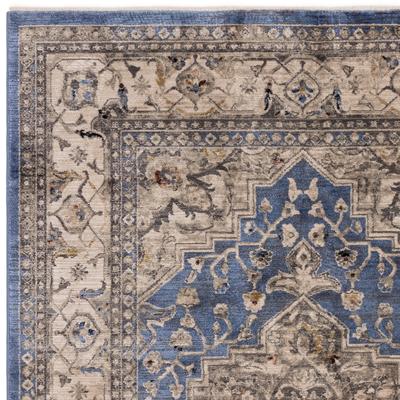 Sovereign Rug Blue Medallion