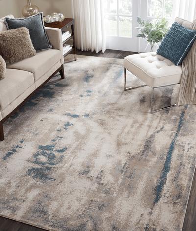 Maxell Rug MAE17 Ivory/Teal