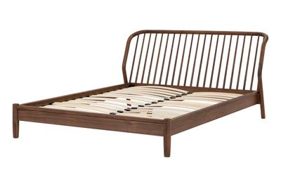 Malmo Natural Walnut Bed Frame