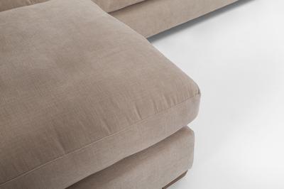 Girona Combi Sofa RHF Digby Beige with Free Footstool