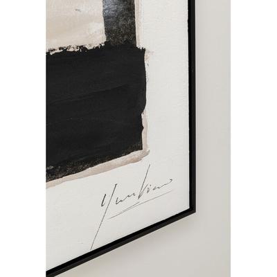 Lontano Beige Framed Picture