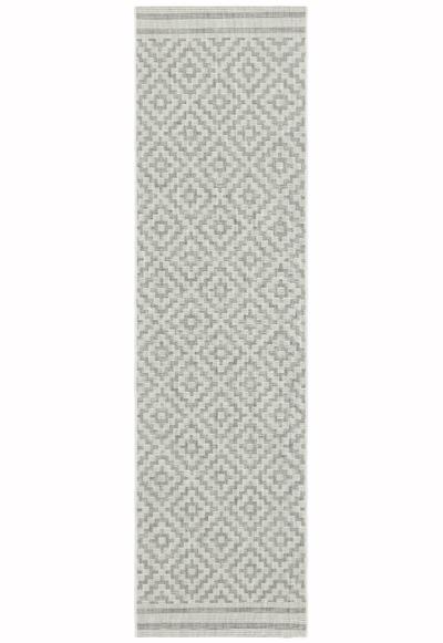 Patio Diamond Grey Outdoor Rug