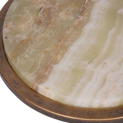 Iota Accent Table Green Onyx