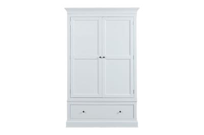 Pietra 2 Door Wardrobe Antique White