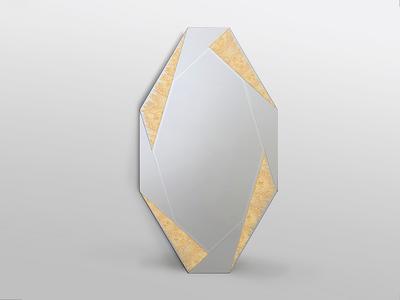 Laverna Large Mirror Gold