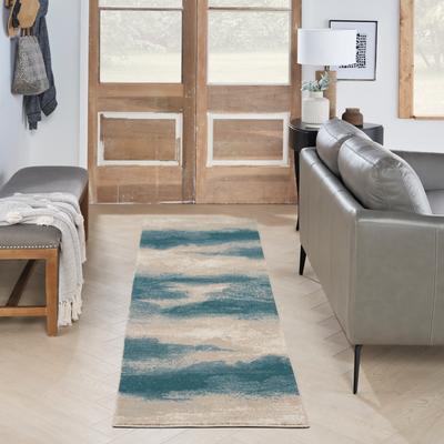 Maxell MAE06 Ivory Teal Rug