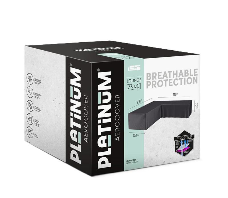 L-Shape Garden Furniture Cover 255x255x100x70cm