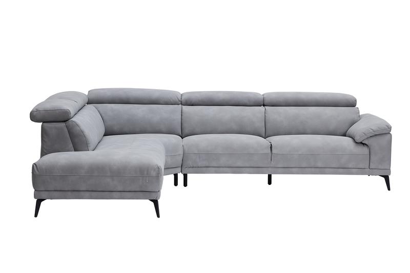 Montero LHF Corner Sofa - Grey