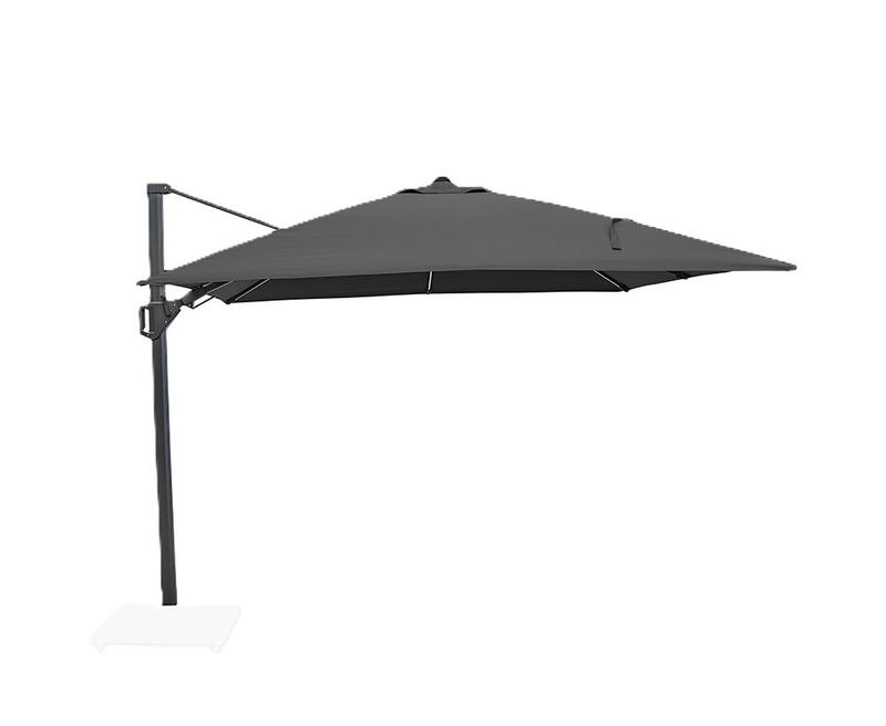 Anthracite Glow Garden Parasol and Base