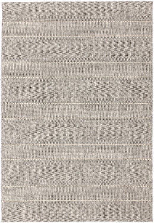 Patio Beige Stripe Outdoor Rug