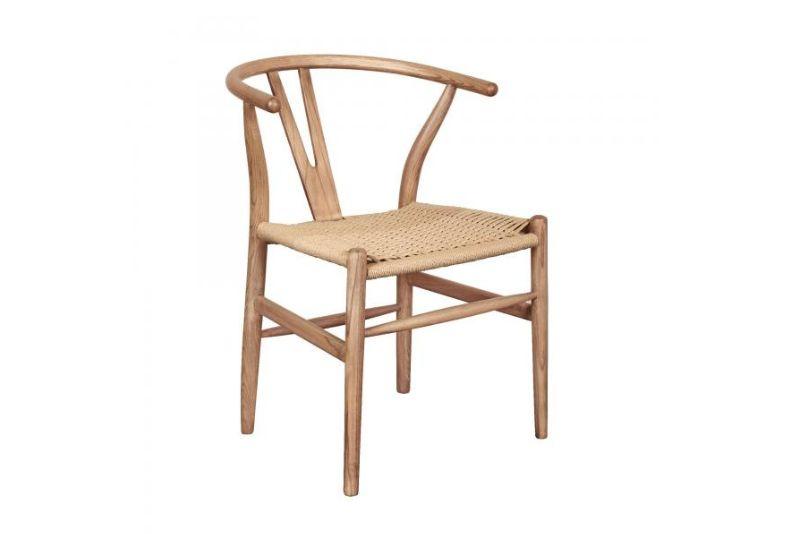 Hugo Wishbone Chair with Light Legs