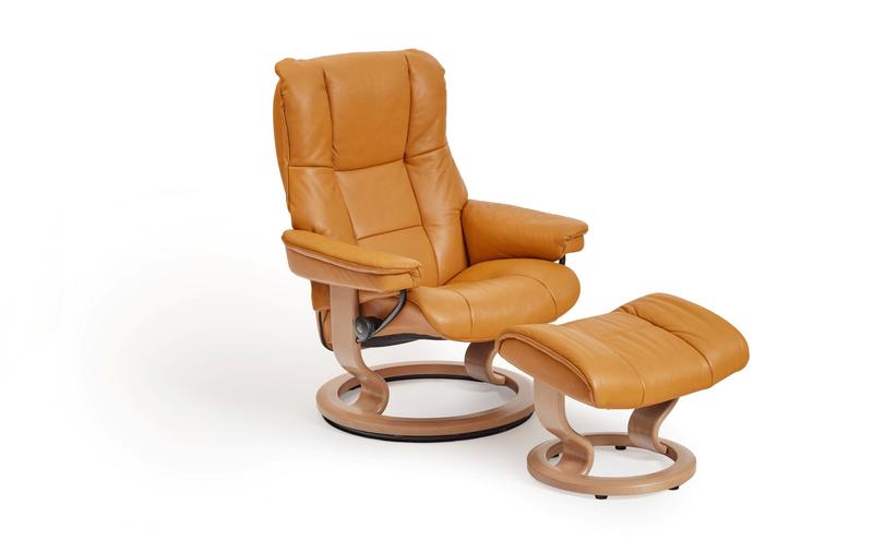Mayfair Chair & Stool Large Cori Tan Leather