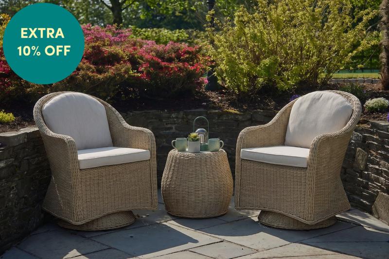 Hattie Garden Duo Swivel Lounge Set