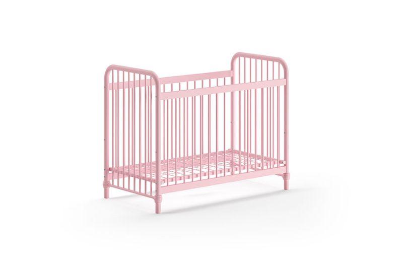 Elijah Baby Bed Matt Misty Pink