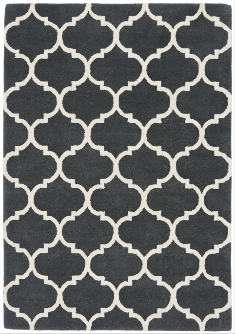 Albany Rug Ogee Charcoal