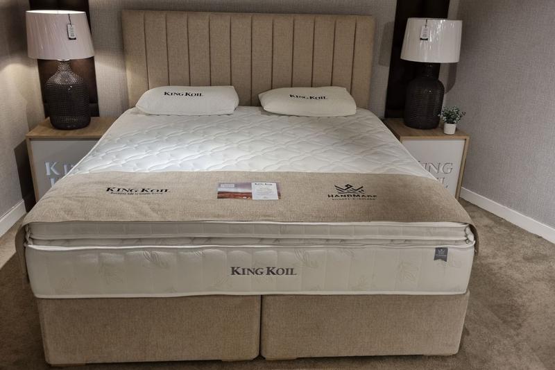 Ultimate Support 6ft Bed Set - Mattress, Base & Headboard - Clearance Cork