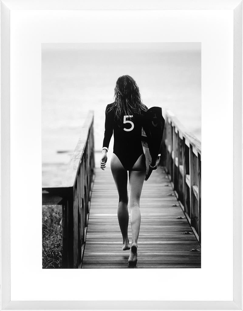 No. 5 Surfer Girl Framed Print