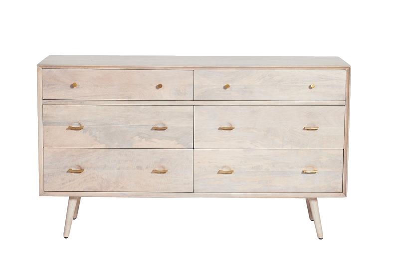 Cassie 6 Drawer Wide Chest