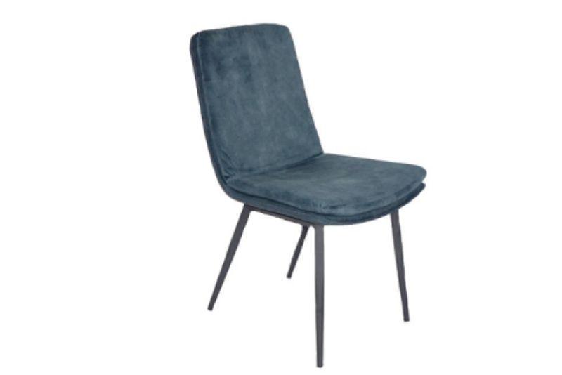 Toby Blue Velvet Dining Chair