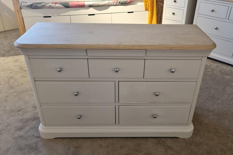 Mayra 3 Over 4 (7 Drawer) Chest - Clearance Cork