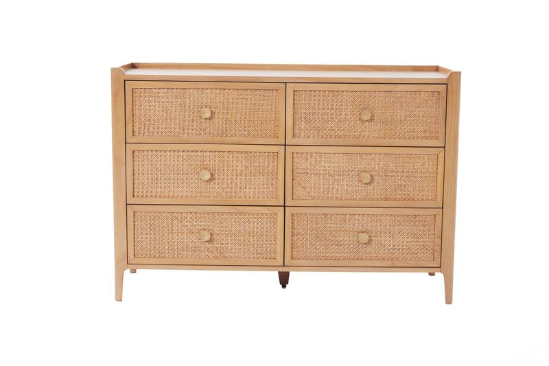 Kawali 6 Drawer Wide Chest