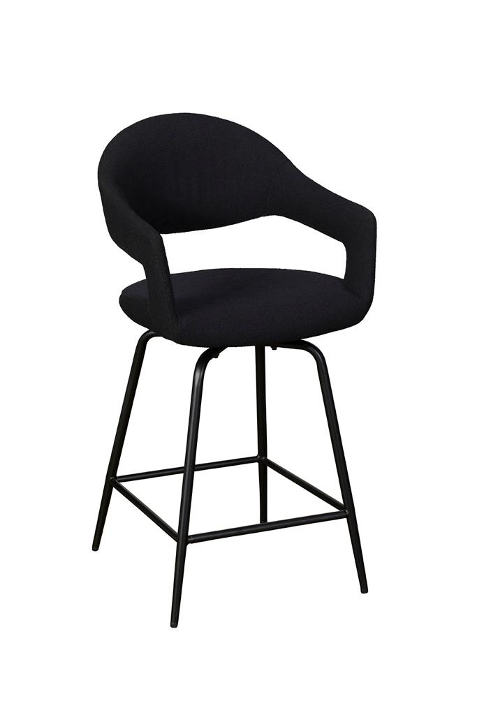 Dahlia Black Counter Chair