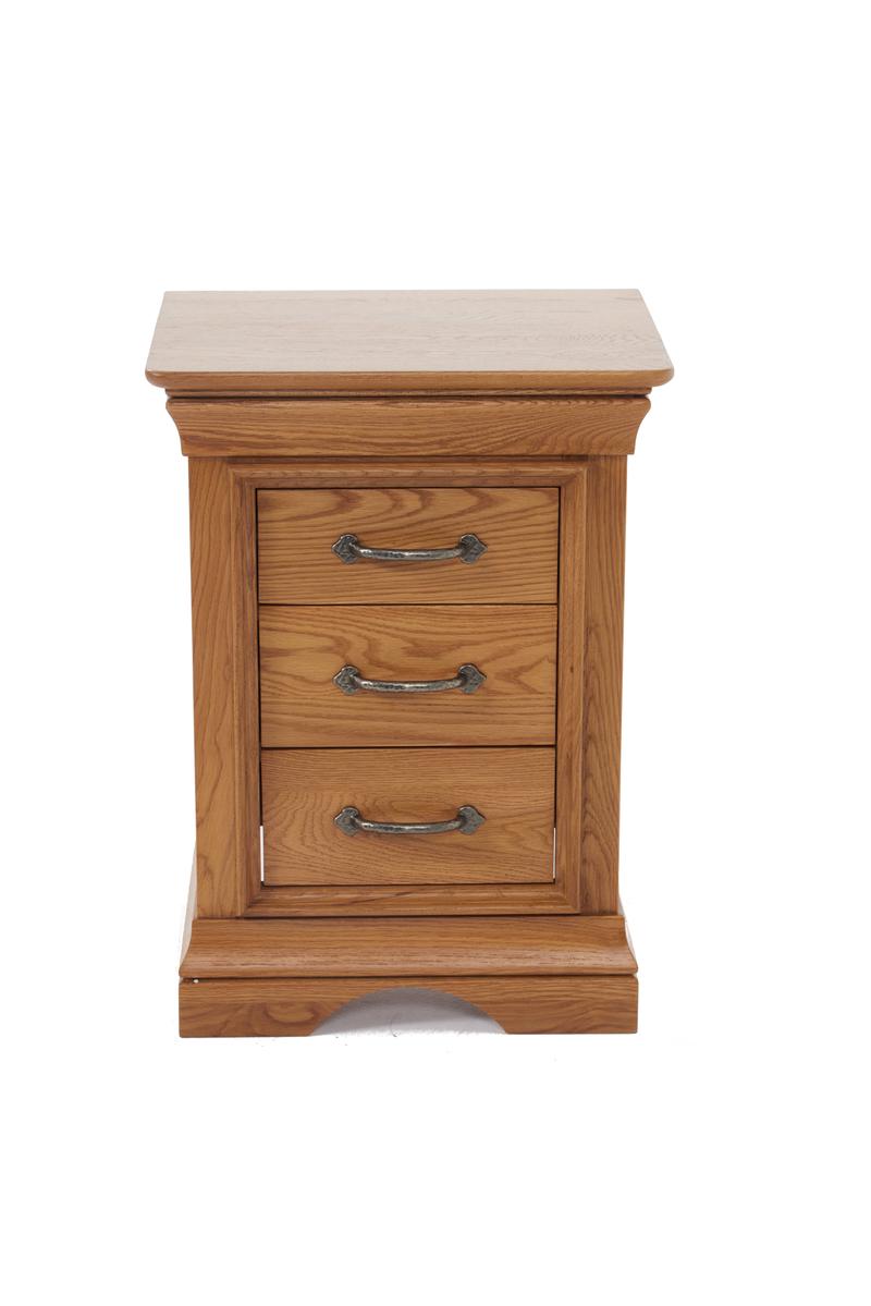 Philipa 3 Drawer Bedside