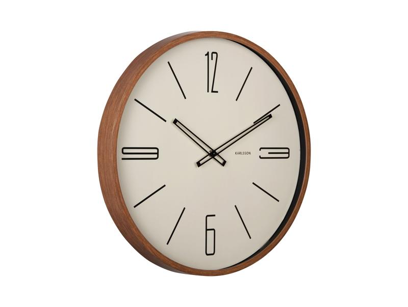 Marcado Sand Brown Wall Clock