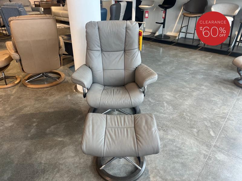 Stressless Mayfair Chair and Stool  - Clearance Limerick