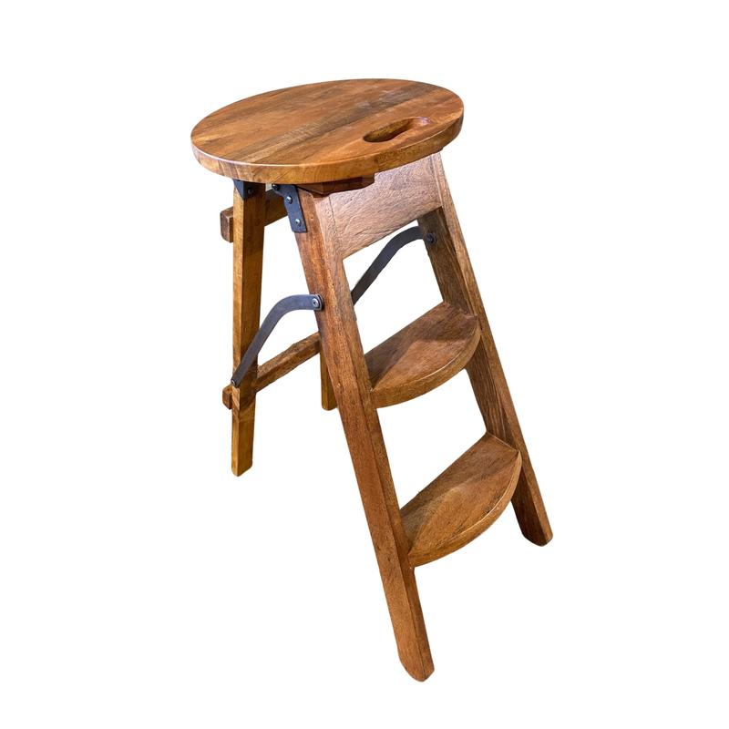 Reclaimed Step Ladder Stool