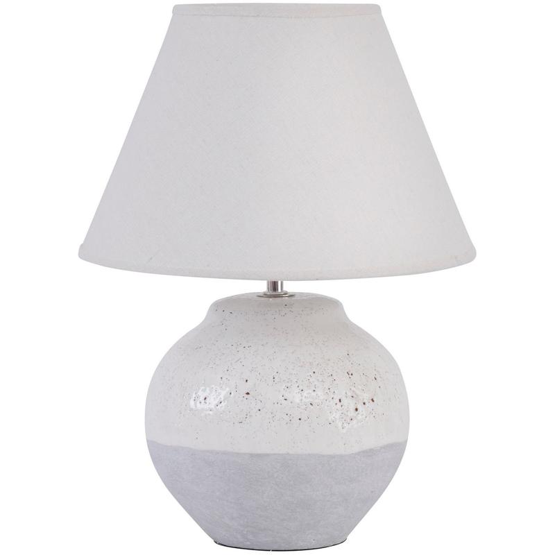 Skyline Grey Porcelain Lamp