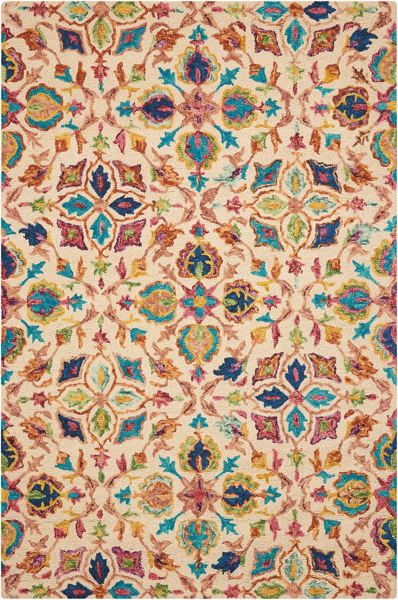 Vibrant VIB08 Ivory Rug