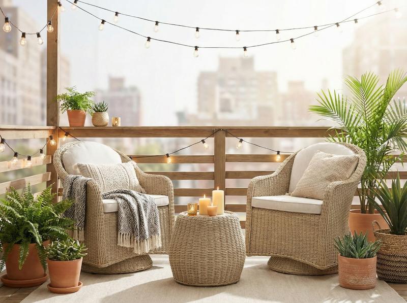 Hattie Garden Duo Swivel Lounge Set