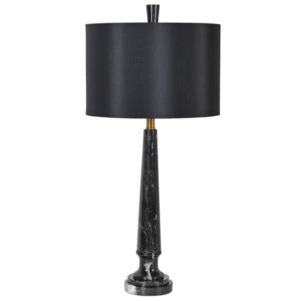 Fletcher Black Marble Lamp