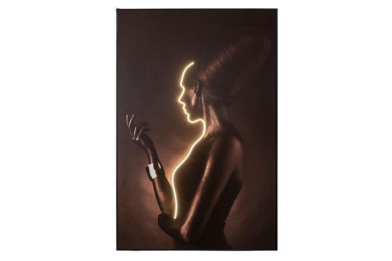 Silueta LED Light Wall Art