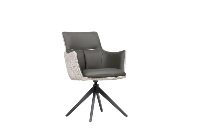 Norah Swivel Chair Grey