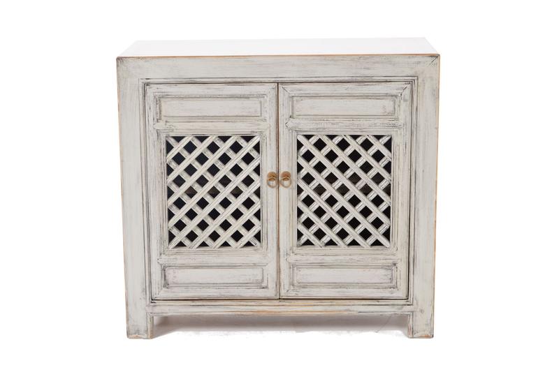 Andorra Part Lattice 2 Door Cabinet