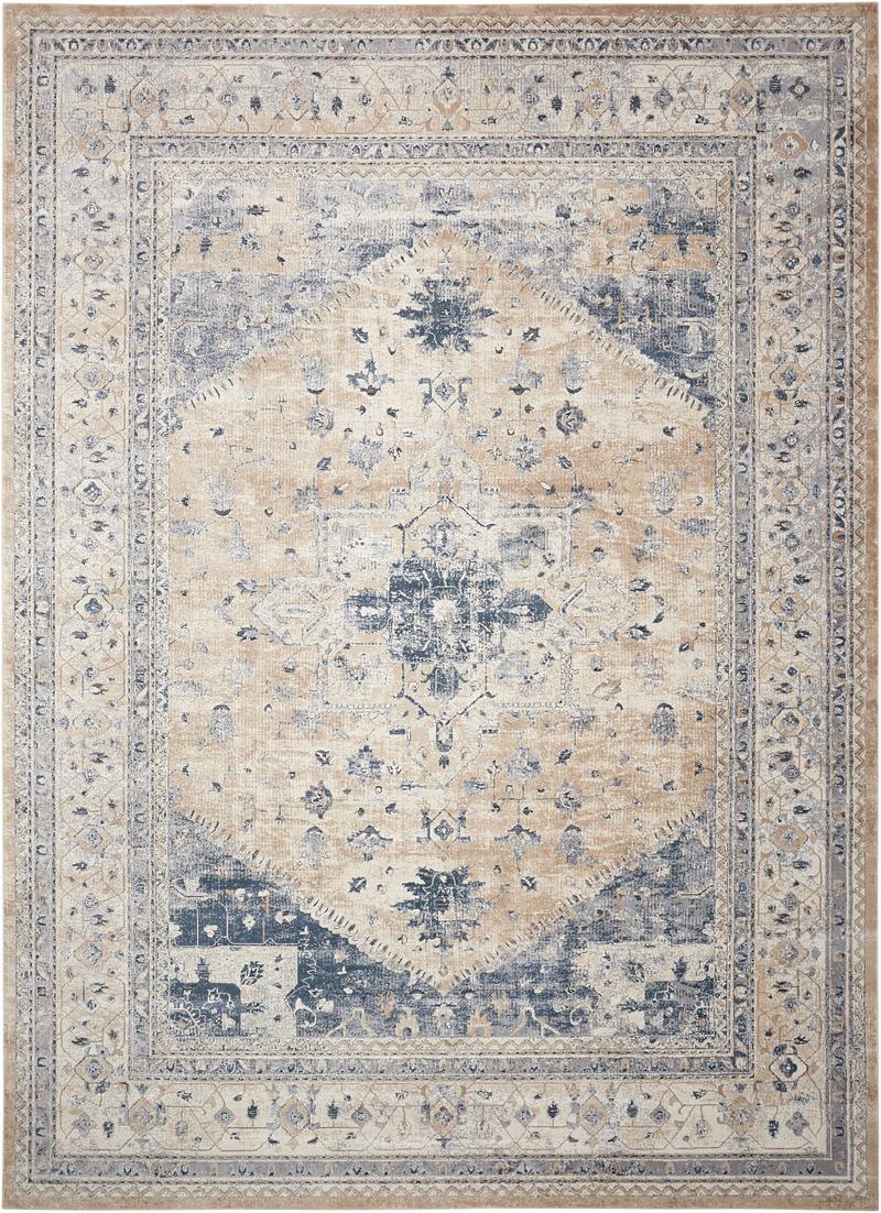 Malta Rug MAI02 Beige/Blue