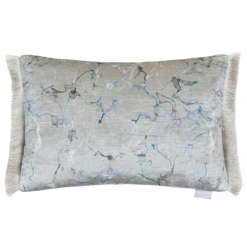 Carrara Frost Velvet Cushion