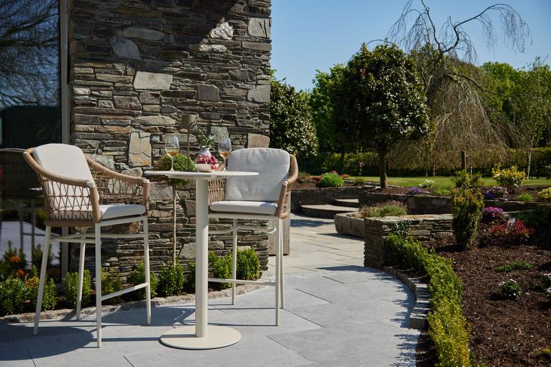 Lyon Garden Round Bar Table Set