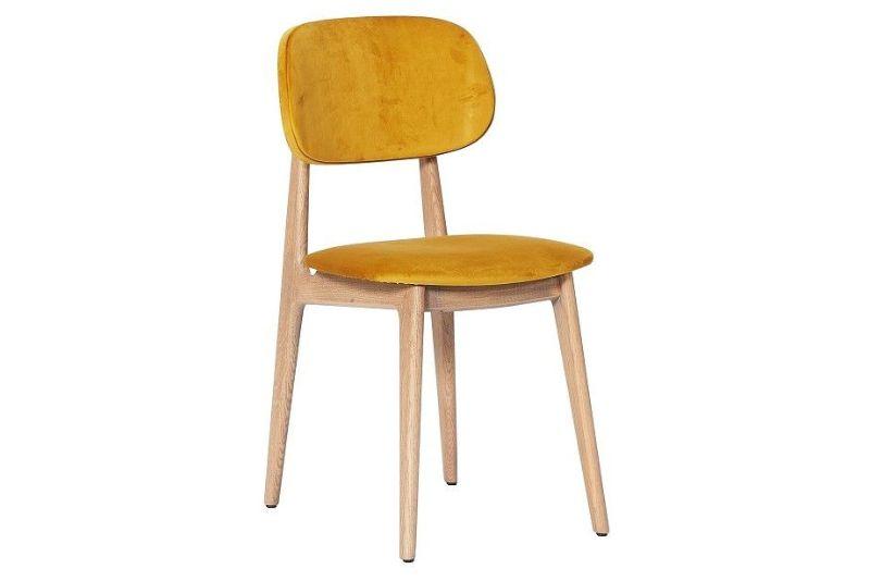 Hugo Saffron Velvet Dining Chair