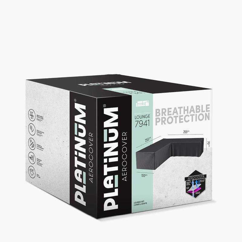 L-Shape Garden Furniture Cover 255x255x100x70cm