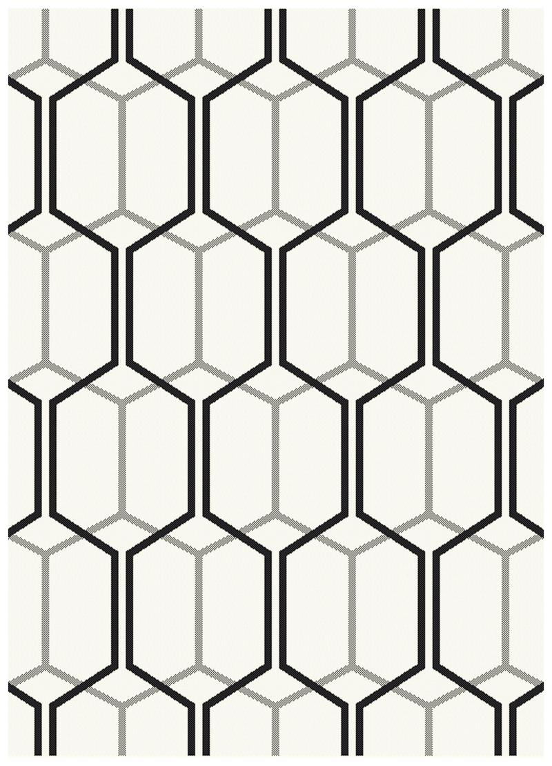 EL Ivory Geo Rug 160x230cm