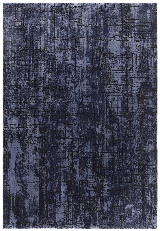 Kuza Rug Abstract Navy
