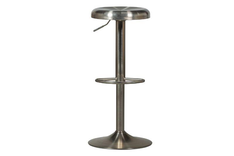 Isaac Bar Stool Stainless Steel Silver