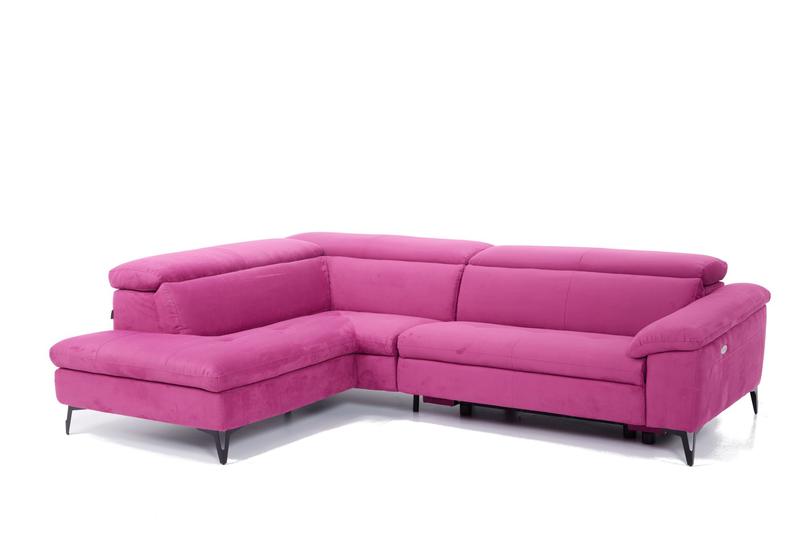 Martine LHF Corner Sofa Blush
