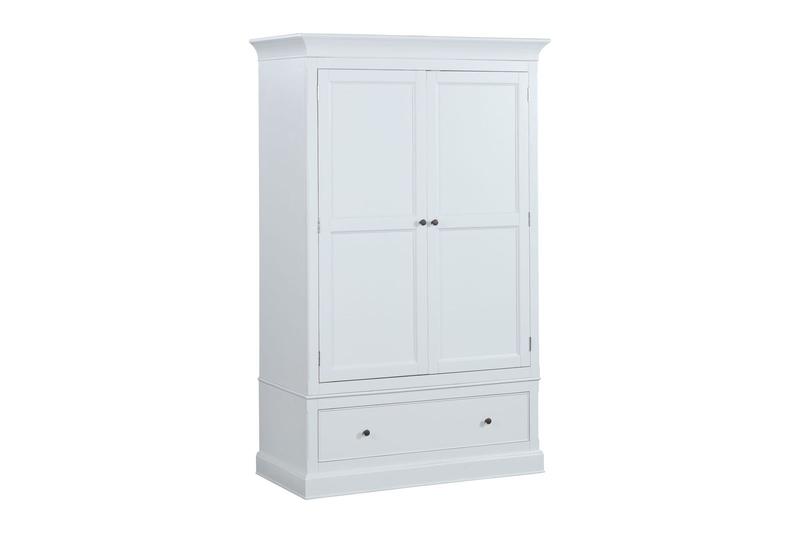 Pietra 2 Door Wardrobe Antique White