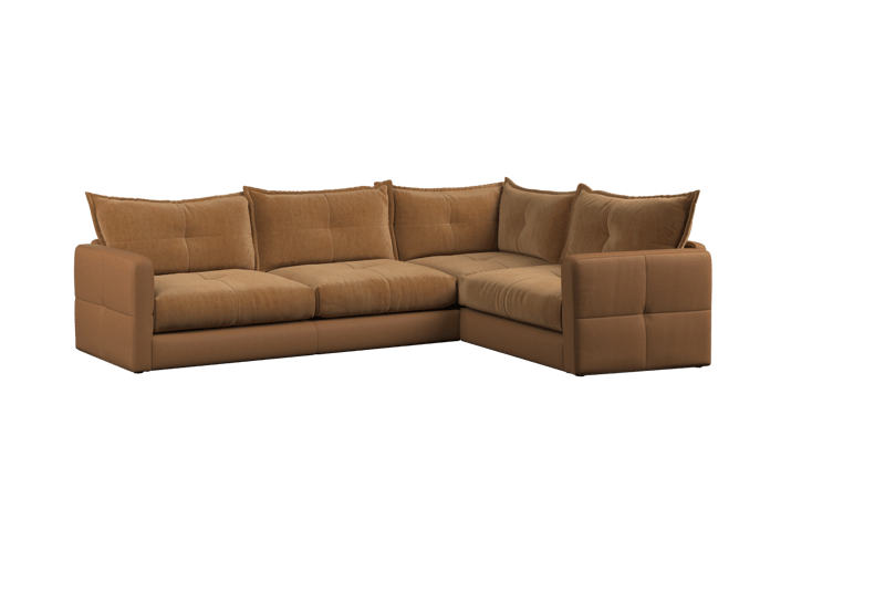 Miller RHF Corner Sofa 3 Corner 1 Closed